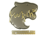 Artwork for Sticker | yuurih (Gold) | Copenhagen 2024