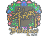 Artwork for Sticker | z4KR (Embroidered) | Budapest 2025