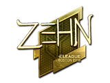 Artwork for Sticker | zehN (Gold) | Boston 2018