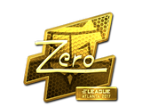Sticker | Zero (Gold) | Atlanta 2017