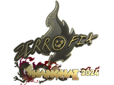 Artwork for Sticker | zeRRoFIX (Gold) | Shanghai 2024