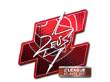Artwork for Sticker | Zeus (Foil) | Atlanta 2017