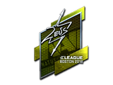 Artwork for Sticker | Zeus (Foil) | Boston 2018