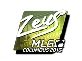 Artwork for Sticker | Zeus (Foil) | MLG Columbus 2016
