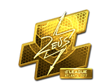 Artwork for Sticker | Zeus (Gold) | Atlanta 2017