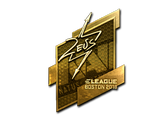 Artwork for Sticker | Zeus (Gold) | Boston 2018