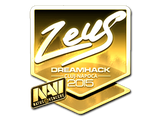Artwork for Sticker | Zeus (Gold) | Cluj-Napoca 2015