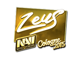 Artwork for Sticker | Zeus (Gold) | Cologne 2015
