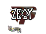 Artwork for Sticker | zevy (Glitter) | Paris 2023