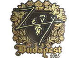 Artwork for Sticker | zevy (Gold) | Budapest 2025