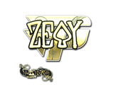 Artwork for Sticker | zevy (Gold) | Paris 2023