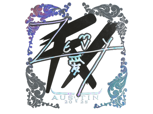 Sticker | zevy | Austin 2025