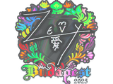 Artwork for Sticker | zevy (Holo) | Budapest 2025