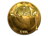 Sticker | zhokiNg (Gold) | Katowice 2019