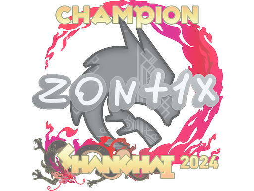Sticker | zont1x (Champion) | Shanghai 2024