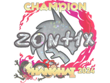 Artwork for Sticker | zont1x (Glitter, Champion) | Shanghai 2024