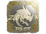 Artwork for Sticker | zont1x (Gold) | Austin 2025
