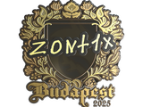 Artwork for Sticker | zont1x (Gold) | Budapest 2025