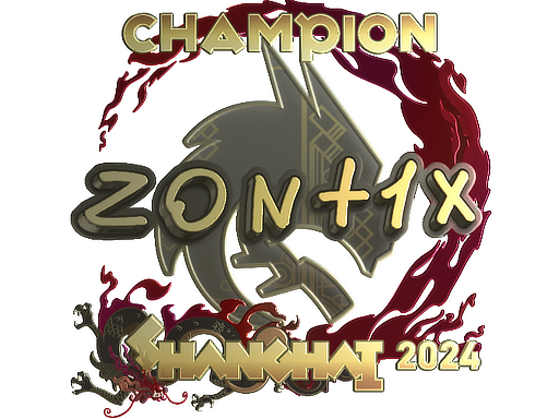 Sticker | zont1x (Gold, Champion) | Shanghai 2024