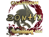 Artwork for Sticker | zont1x (Gold, Champion) | Shanghai 2024