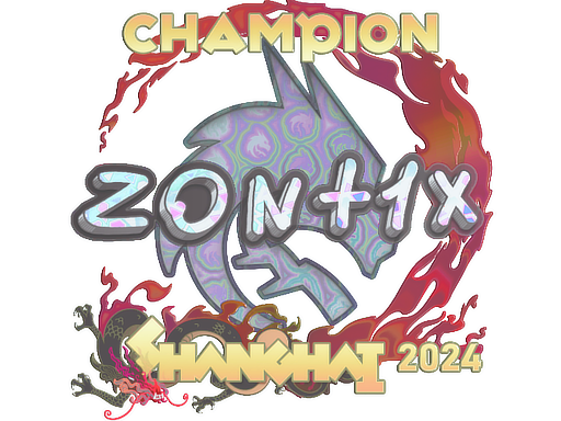 Sticker | zont1x (Holo, Champion) | Shanghai 2024