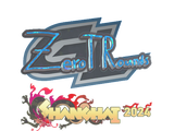 Artwork for Sticker | ztr (Glitter) | Shanghai 2024