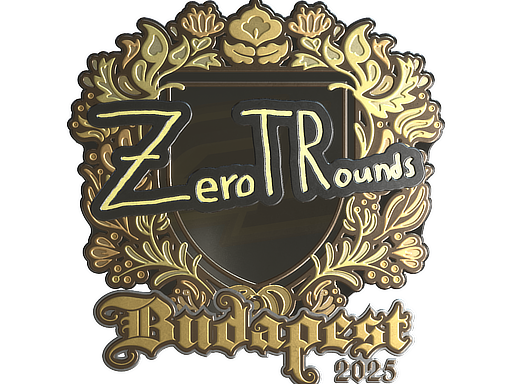 Sticker | ztr (Gold) | Budapest 2025