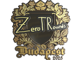 Artwork for Sticker | ztr (Gold) | Budapest 2025