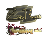 Artwork for Sticker | ztr (Gold) | Shanghai 2024