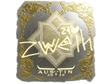 Artwork for Sticker | zweih (Gold) | Austin 2025