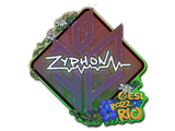 Artwork for Sticker | Zyphon (Glitter) | Rio 2022