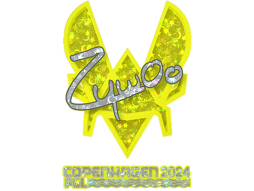 Sticker | ZywOo (Glitter) | Copenhagen 2024