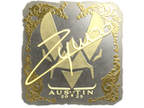 Artwork for Sticker | ZywOo (Gold) | Austin 2025
