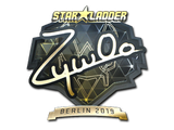 Artwork for Sticker | ZywOo (Gold) | Berlin 2019