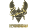 Artwork for Sticker | ZywOo (Gold) | Copenhagen 2024