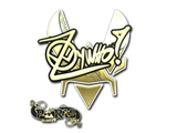 Artwork for Sticker | ZywOo (Gold) | Paris 2023