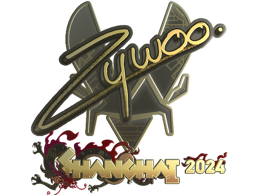 Sticker | ZywOo (Gold) | Shanghai 2024