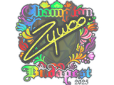 Artwork for Sticker | ZywOo (Holo, Champion) | Budapest 2025