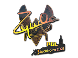 Artwork for Sticker | ZywOo (Holo) | Stockholm 2021