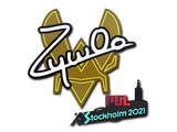 Artwork for Sticker | ZywOo | Stockholm 2021