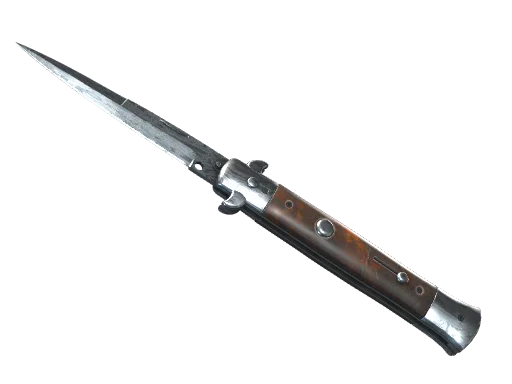 Stiletto Knife | Damascus Steel