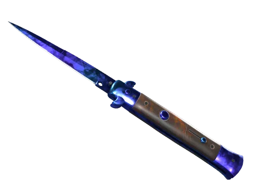 Stiletto Knife | Doppler - Sapphire