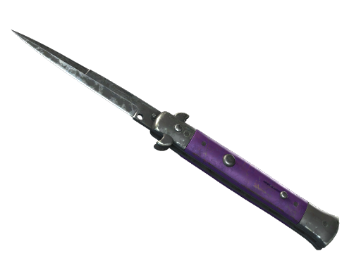 ★ Stiletto Knife | Ultraviolet (Battle-Scarred)