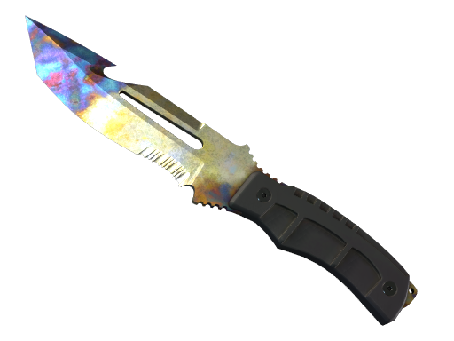 ★ Survival Knife | Case Hardened (Well-Worn)