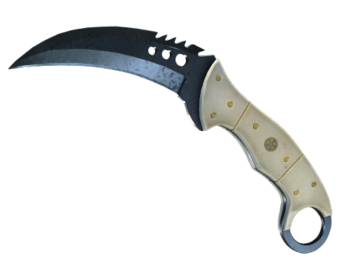 ★ Talon Knife | Blue Steel (Well-Worn)
