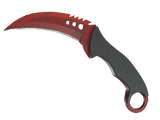 Artwork for [MW] ★ Talon Knife | Crimson Web
