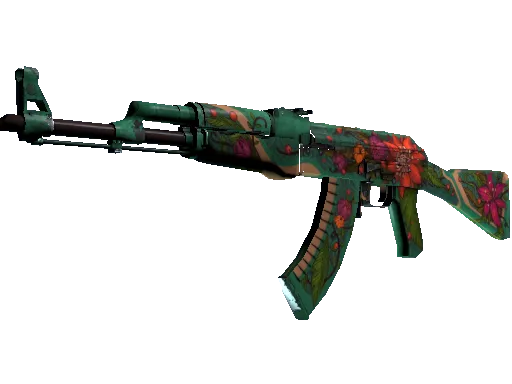 AK-47 | Wild Lotus (Well-Worn) | CS2 skin - Pricempire.com