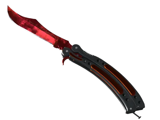 Butterfly Knife | Doppler Ruby | CS2 skin - Pricempire.com