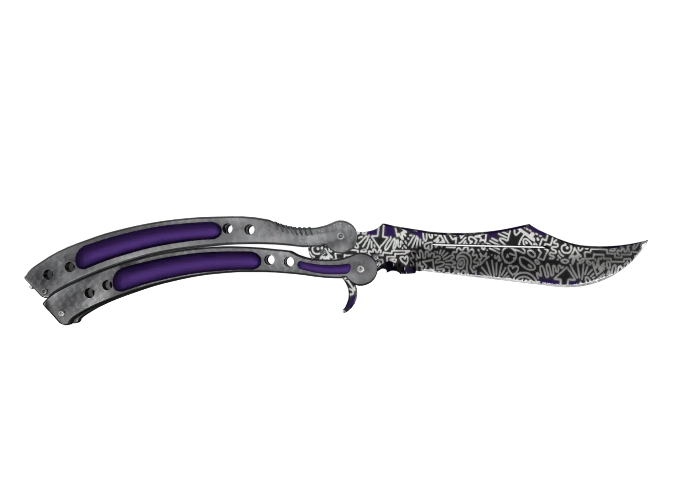 Butterfly Knife Freehand (Factory New) CS2 skin