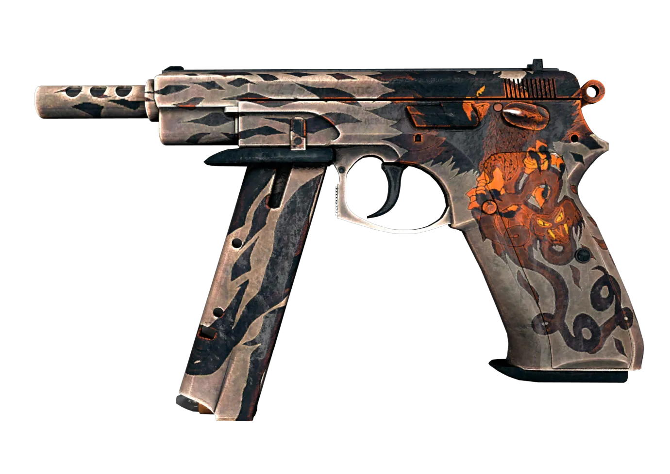 Tec 9 rust leaf minimal wear фото 74